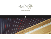 Tablet Screenshot of angela-waldinger-harfe.de